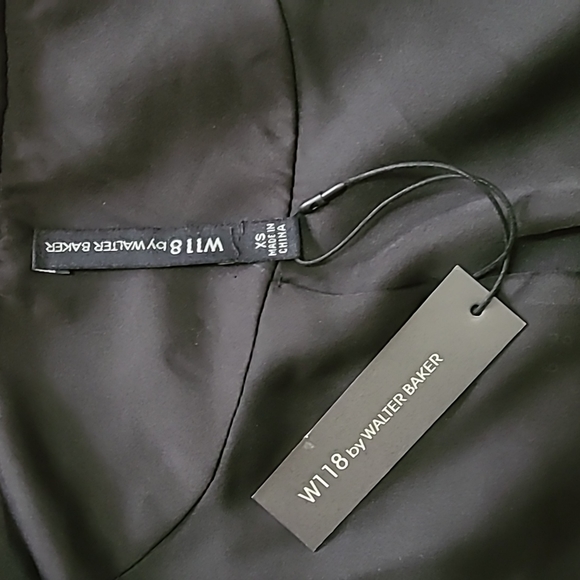 W118 BY WALTER BAKER BLACK  LARA JACKET - Picture 9 of 12